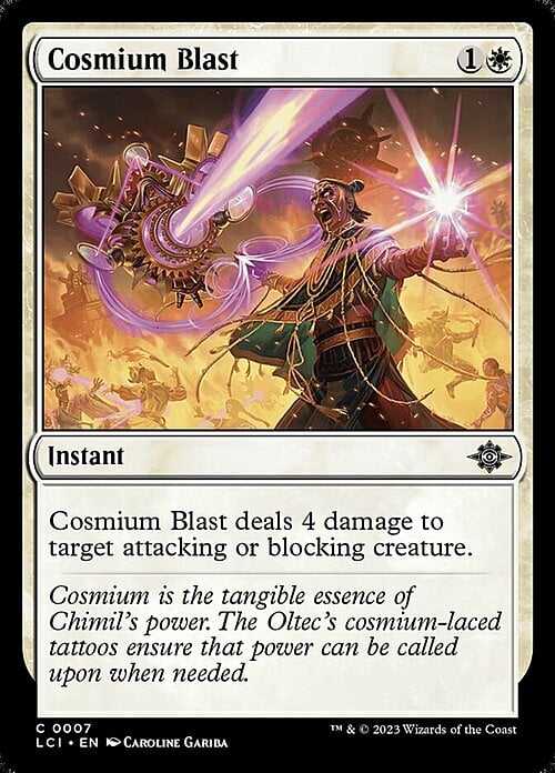Cosmium Blast Card Front