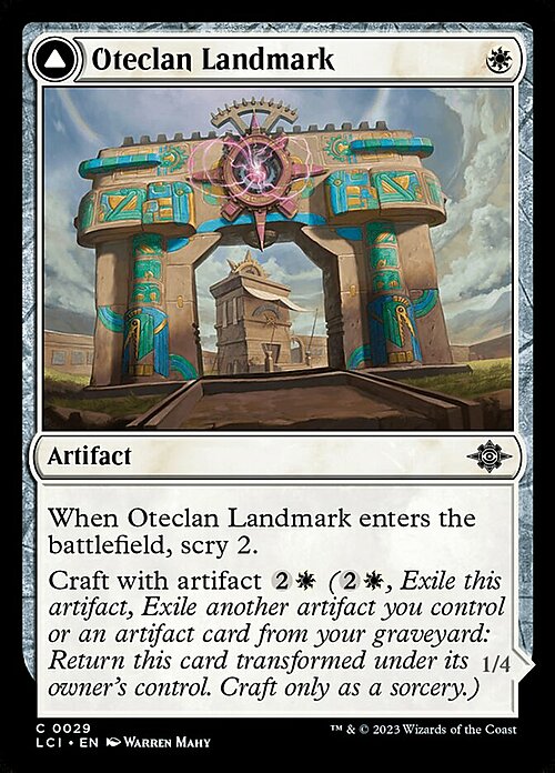 Oteclan Landmark // Oteclan Levitator Card Front