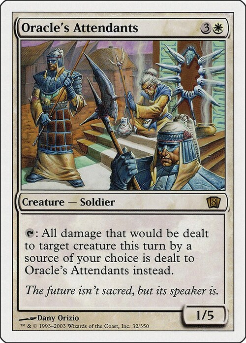 Oracle's Attendants Card Front