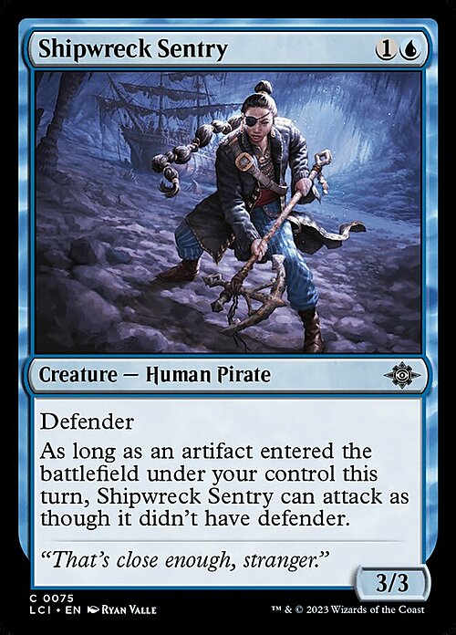 Shipwreck Sentry Card Front