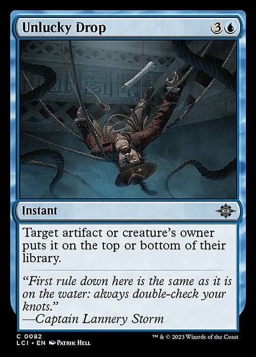 Unlucky Drop Card Front