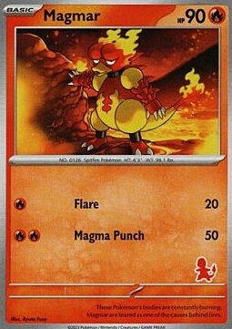 Magmar Card Front