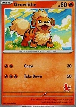 Growlithe Card Front