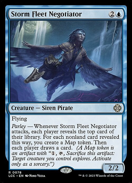 Storm Fleet Negotiator Card Front