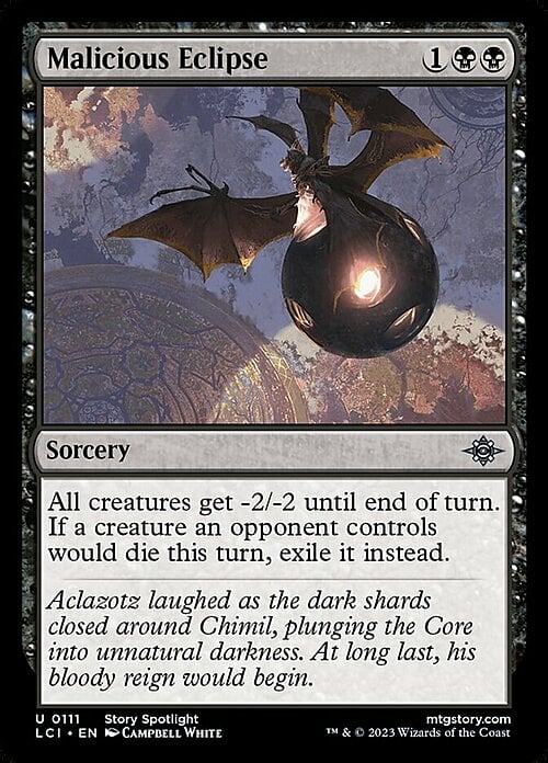 Malicious Eclipse Card Front