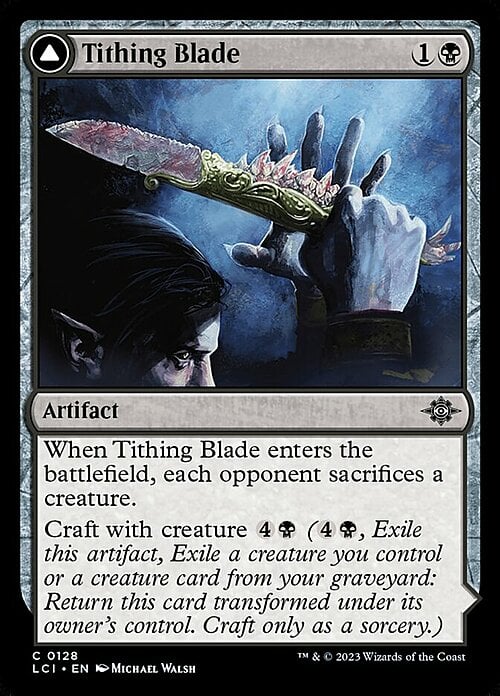 Tithing Blade // Consuming Sepulcher Card Front