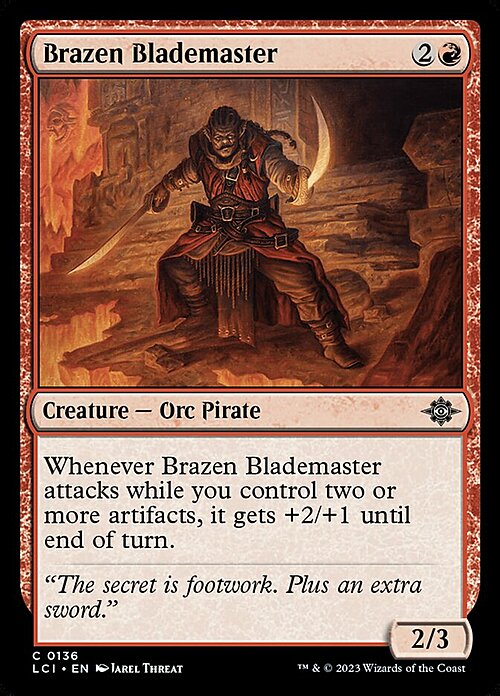 Brazen Blademaster Card Front