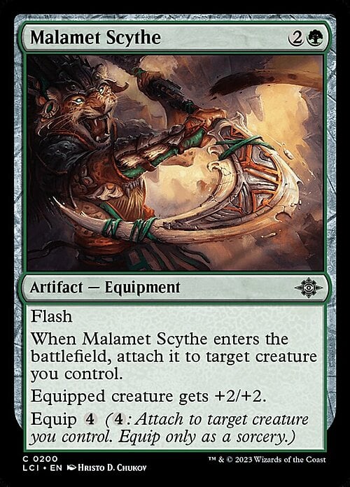 Malamet Scythe Card Front