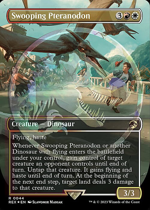 Swooping Pteranodon Card Front