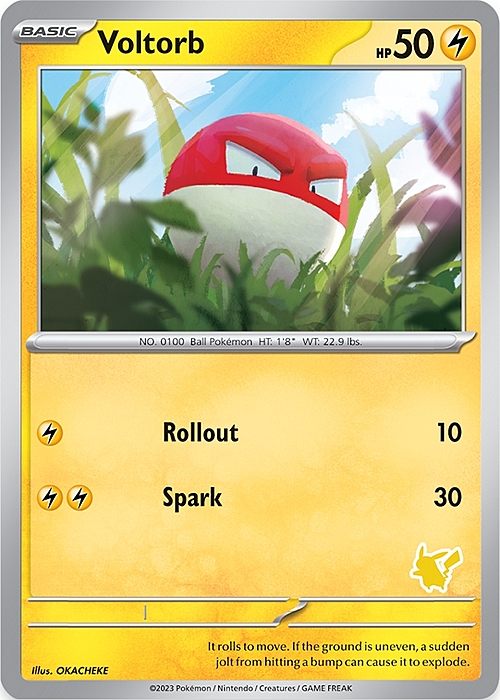 Voltorb Card Front
