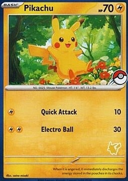 Pikachu Card Front