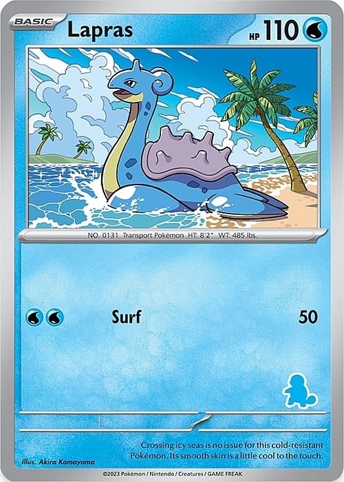 Lapras Card Front