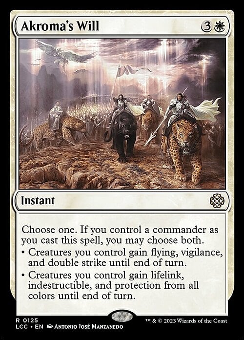 Akroma's Will Card Front