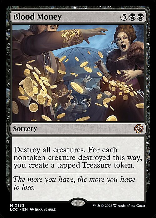 Blood Money Card Front