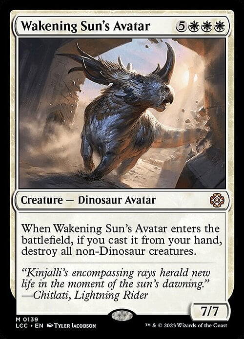 Wakening Sun's Avatar Card Front