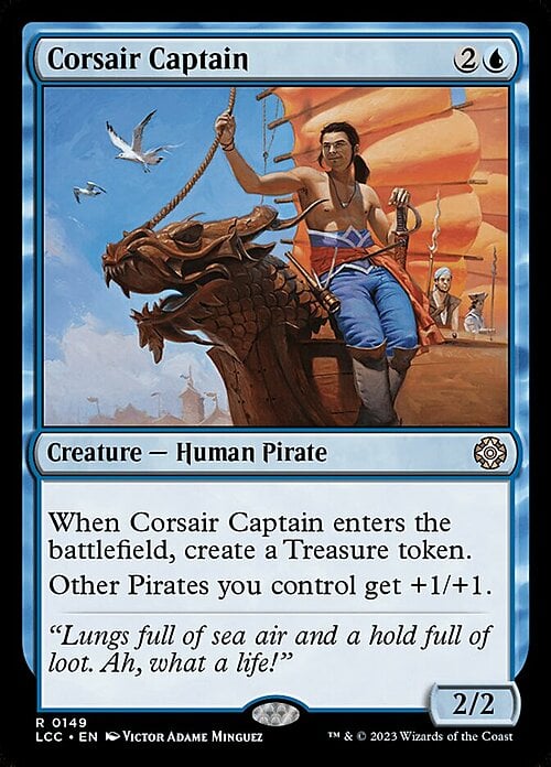Capitán corsario Frente