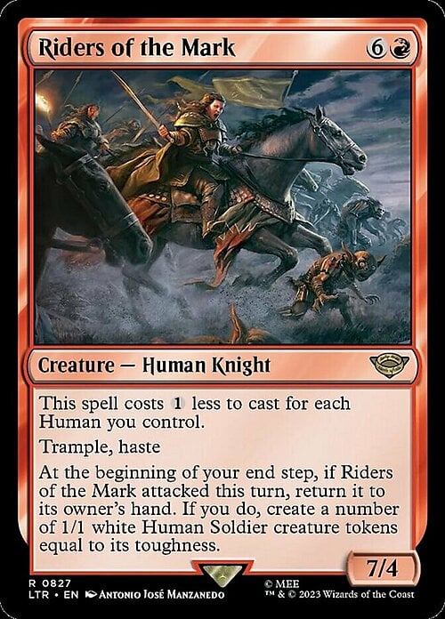Riders of the Mark Card Front