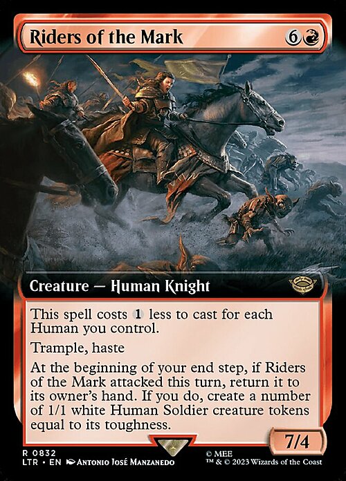 Riders of the Mark Card Front