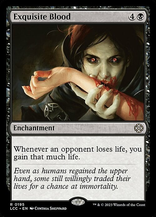 Exquisite Blood Card Front