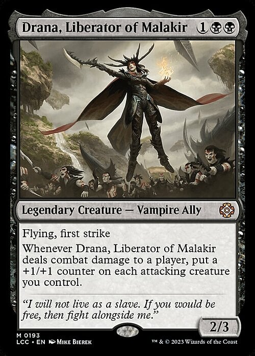 Drana, Liberator of Malakir Card Front