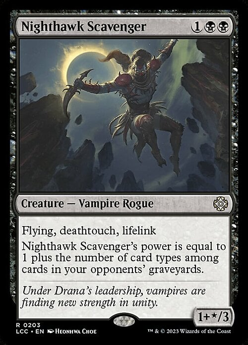 Nighthawk Scavenger Card Front