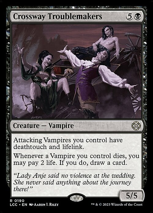 Maleantes del cruce Frente