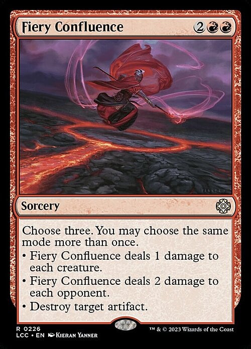 Fiery Confluence Card Front