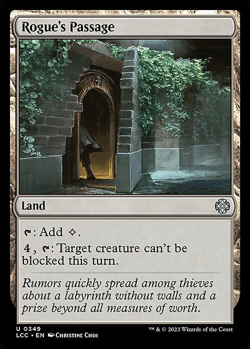 Rogue's Passage Card Front