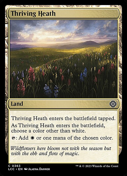Thriving Heath Card Front