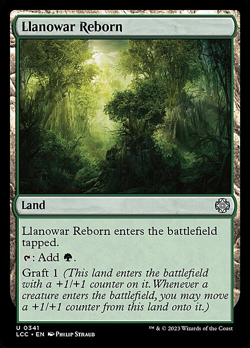 Llanowar Reborn Card Front