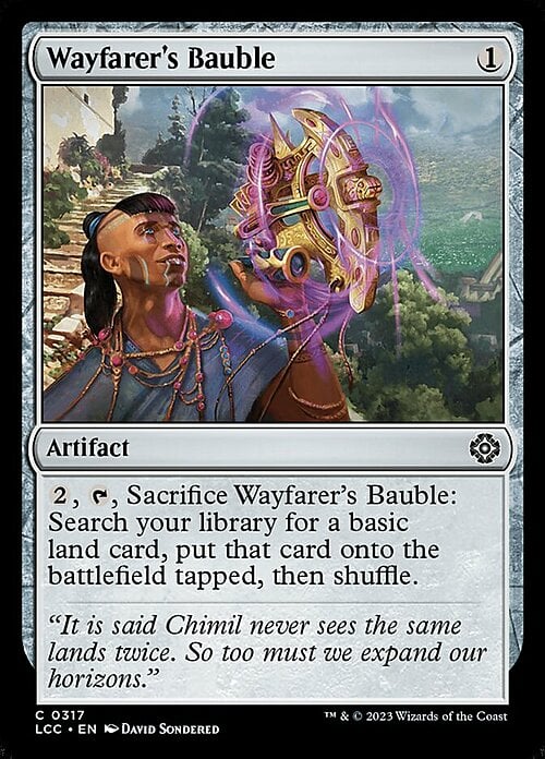 Wayfarer's Bauble Card Front