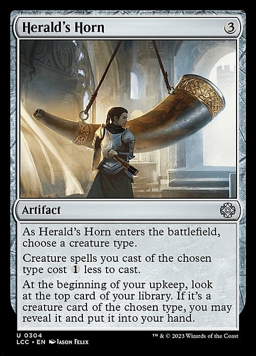 Herald's Horn Card Front