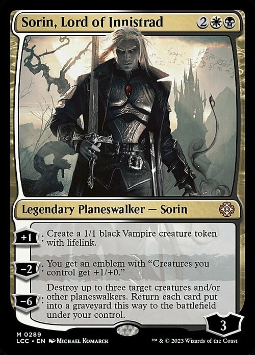 Sorin, Lord of Innistrad Card Front