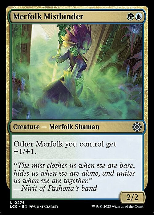 Merfolk Mistbinder Card Front