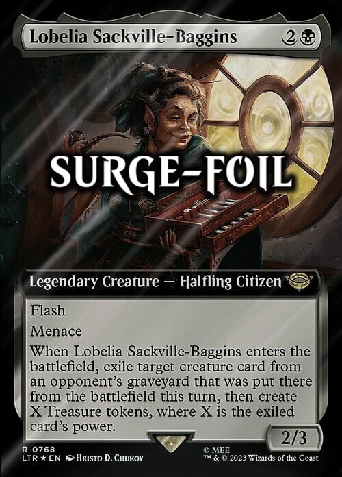 Lobelia Sackville-Baggins Card Front