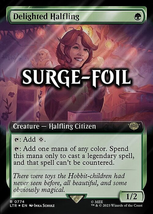 Delighted Halfling Card Front