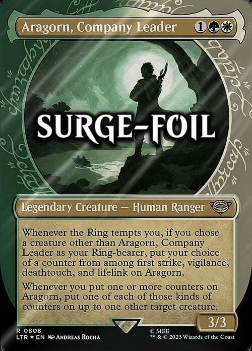 Aragorn, Company Leader Card Front