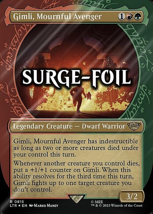 Gimli, Mournful Avenger Card Front