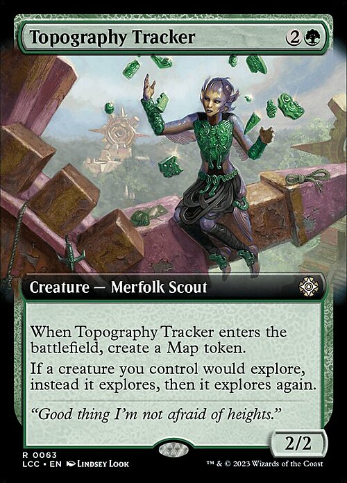 Topography Tracker Card Front