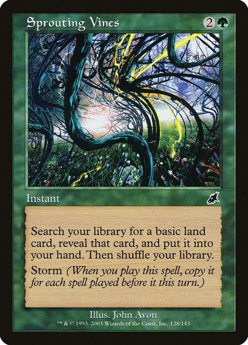 Sprouting Vines Card Front