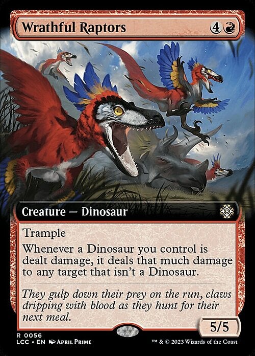 Wrathful Raptors Card Front