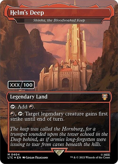 Shinka, the Bloodsoaked Keep Card Front