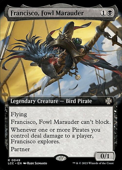 Francisco, Fowl Marauder Card Front