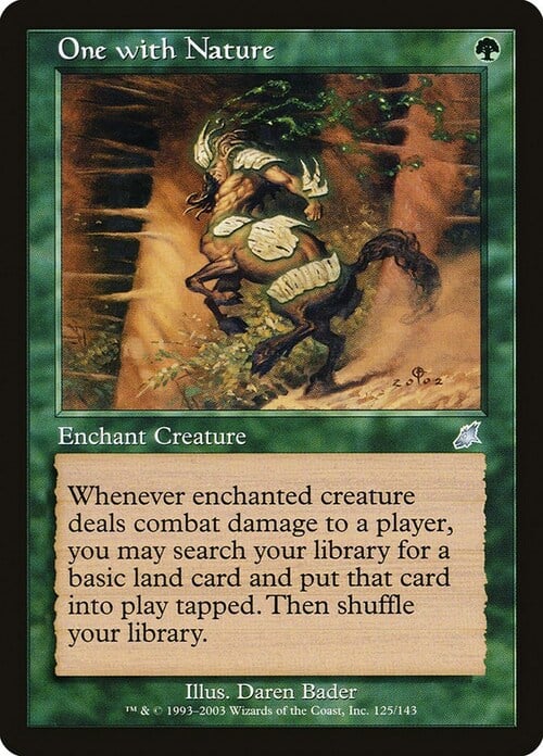 One with Nature Card Front