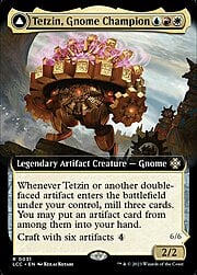 Tetzin, Gnome Champion // The Golden-Gear Colossus