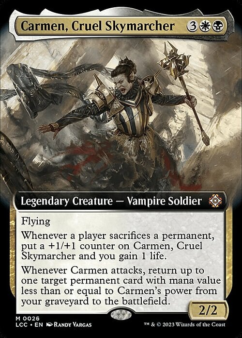 Carmen, Cruel Skymarcher Card Front