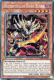 Mementotlan Dark Blade · Collectors Rare 004cr