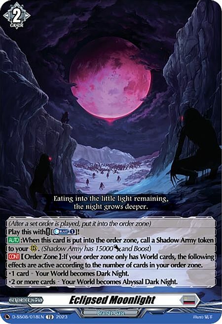 Eclipsed Moonlight Card Front