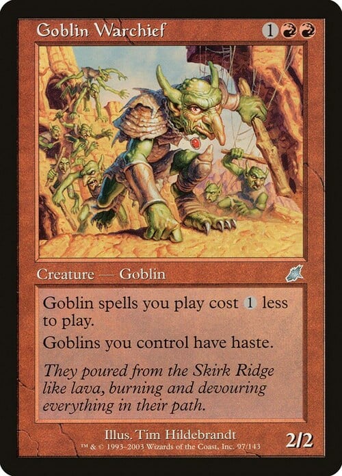Goblin Warchief Card Front