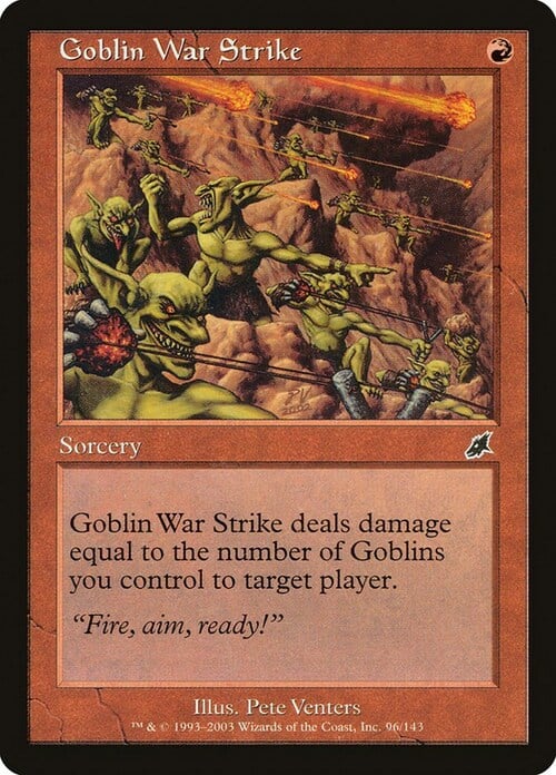 Goblin War Strike Card Front